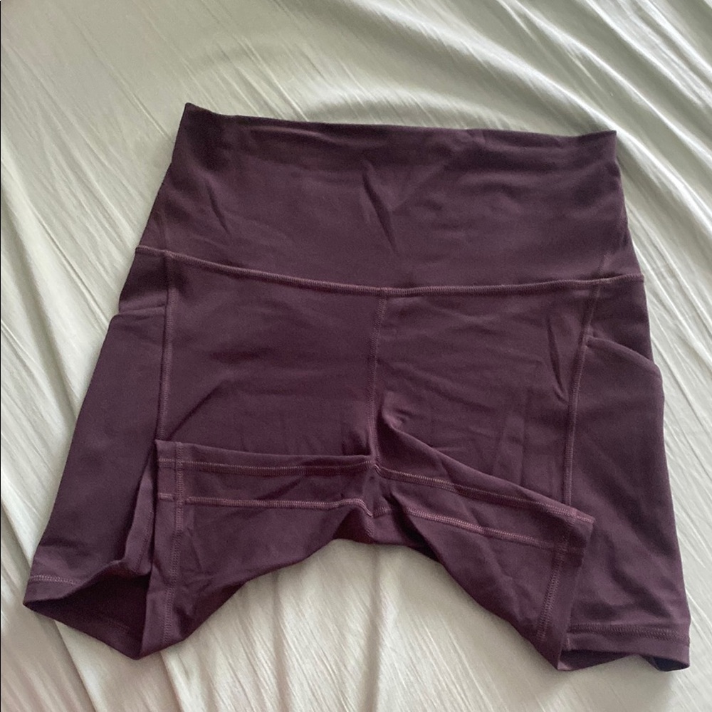 COPY - Align High-rise shorts with pockets 6” in Espresso